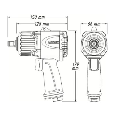 Slika PNEVMATSKI UDARNI VIJAČNIK 1/2" 9012TT, 2200Nm - HAZET