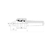 Slika KONICA VRTLJIVA  PRECIZNA MK2-D45/20mm B604H/102