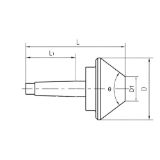 Slika KONICA VRTLJIVA GOBASTA MK4 D160mm/60° BDS4X160X60°