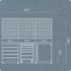 SESTAV DELAVNIŠKI, Z DELOVNO POVRŠINO IN 4 MODULI TER MOBILNIM MODULOM, 2151x740x1945mm