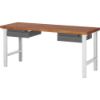 MIZA DELOVNA 2000X700MM NAST. VIŠINA 790-1140MM, RAL7035/RAL7016 (2X PREDAL) RAU