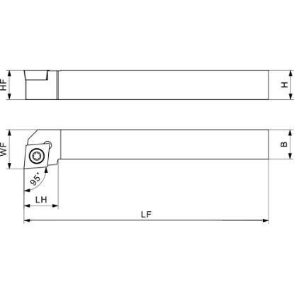 Slika Zunanja stružna držala SCLC – z zamikom, SCLCR/L_OFFSET_EXT