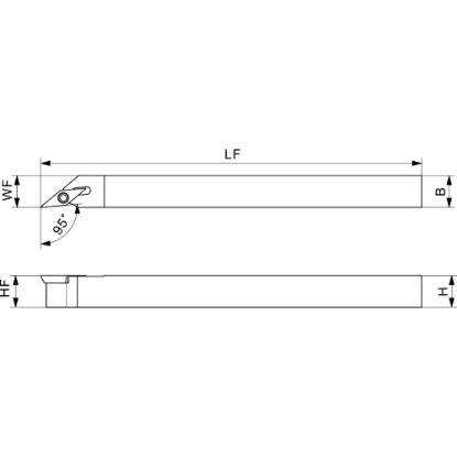 Slika Zunanja stružna držala SVLP – brez zamika, SVLPR/L_EXT
