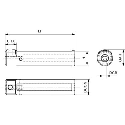 Slika Držalo za mikro nožke ASI 001, Achteck