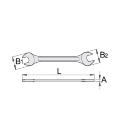 Slika Ključ viličasti, 110/1, Unior