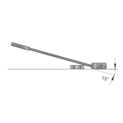 Slika Ključ viličasto obročni, kratek, 125/1, Unior