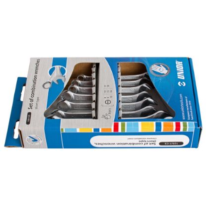 Slika GARNITURA KRATKIH VILIČASTO OBROČNIH KLJUČEV V KARTONU 8 - 19/8