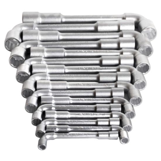 GARNITURA DVOSTRANSKIH UPOGNJENIH NASADNIH KLJUČEV V KARTONU 8 - 24/16