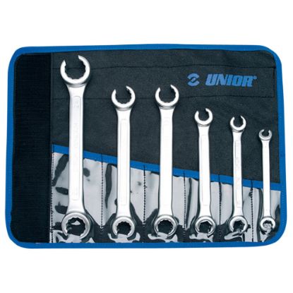 Slika GARNITURA UKRIVLJENIH ODPRTIH OBROČNIH KLJUČEV V TORBICI 8 - 24/6