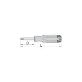 Slika IZVIJAČ Z 1/4" ZUNANJIM IN NOTRANJIM NASTAVKOM 1/4"