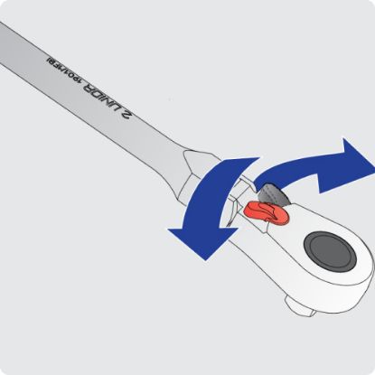 Slika RAGLJA PREGIBNA, DVOSMERNA 1/2" 1/2"