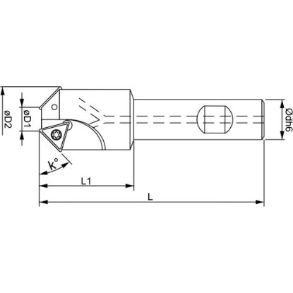 Slika REZKAR POSNEMALNI 45° D15/30mm  Z=1 (SOMX 11T308) V45.SOMX110.16C.Z1.R