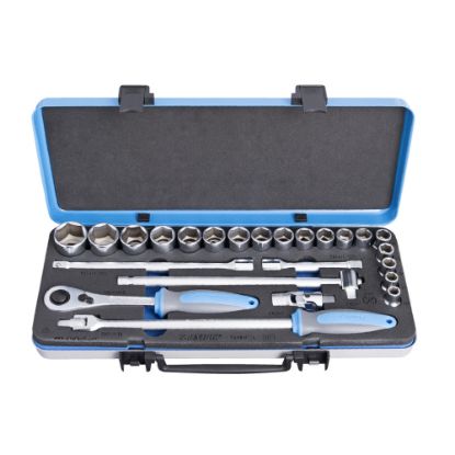 Slika KLJUČ NASADNI 1/2" Art.190BI6P24 10-32mm v 24-delni garnituri vključno z ragljo 