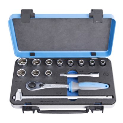 Slika GARNITURA NASADNIH KLJUČEV 1/2" V KOVINSKI KASETI 10 - 24/14