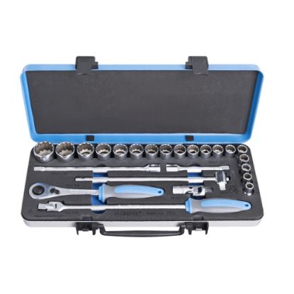Slika GARNITURA NASADNIH KLJUČEV 1/2" V KOVINSKI KASETI 10 - 32/24