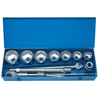 Slika GARNITURA NASADNIH KLJUČEV 1" V KOVINSKI KASETI 46 - 80/12