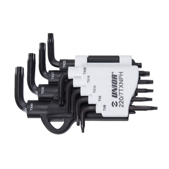 GARNITURA KLJUČEV S TX PROFILOM NA PLASTIČNEM OBEŠALU 9 - 40/8