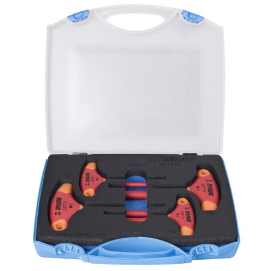 GARNITURA T KLJUČEV Z INBUS NASTAVKOM V PLASTIČNI KASETI 0