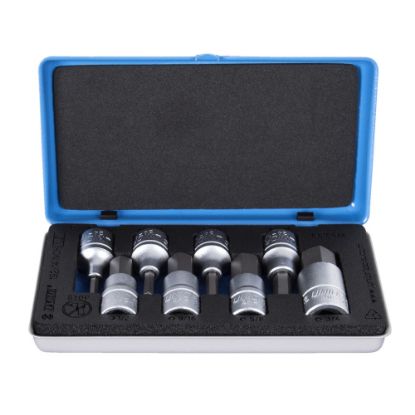 Slika GARNITURA INBUS VIJAČNIH NASTAVKOV 1/2" V KOVINSKI KASETI 0