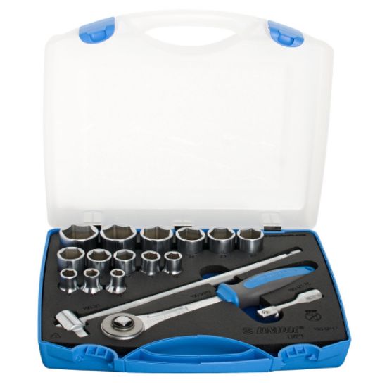 GARNITURA NASADNIH KLJUČEV 1/2" V PLASTIČNI KASETI 10 - 32/17