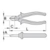 Klešče stranske, ščipalne, 461/1VDEBI, Unior