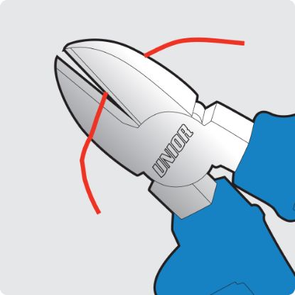 Slika Klešče stranske, ščipalne, 461/4G, Unior