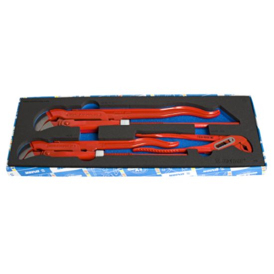 GARNITURA CEVNIH IN UNIVERZALNIH PRETAKNJENIH KLEŠČ V KARTONU /3