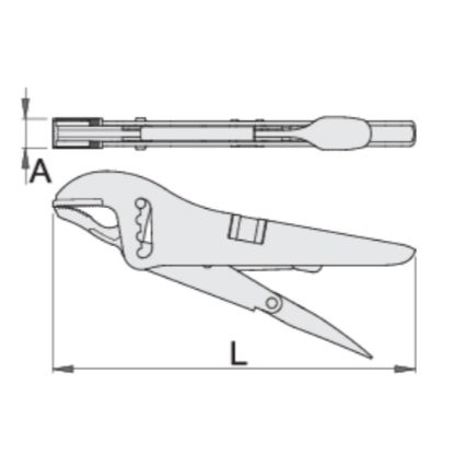 Slika KLEŠČE GRIP Z VRETENOM 220