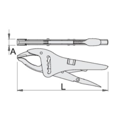 Slika KLEŠČE GRIP Z VRETENOM 250