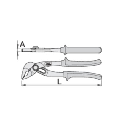 Slika KLEŠČE UNIVERZALNE 245mm  ART.447/1HPP  