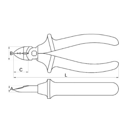 Slika KLEŠČE STRANSKE, SNEMALNE, IZOLIRANE 160
