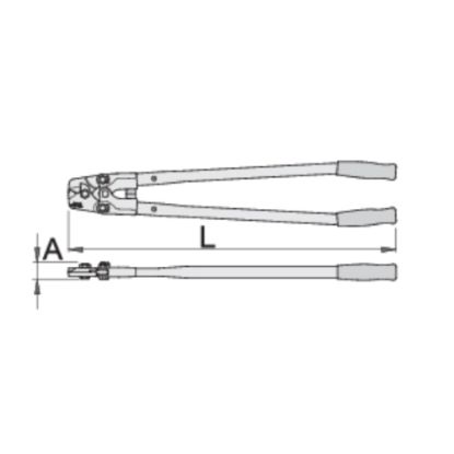 Slika ŠKARJE ZA PLETENICO 760