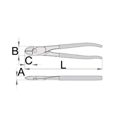 Slika KLEŠČE ŠČIPALNE POWERSHARK Art.467SHARK/4DP 250mm