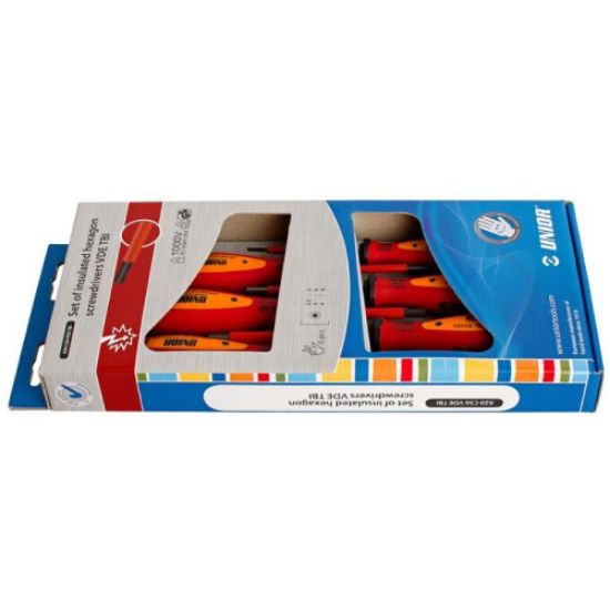 GARNITURA IZOLIRANIH INBUS IZVIJAČEV VDE TBI V KARTONU /6