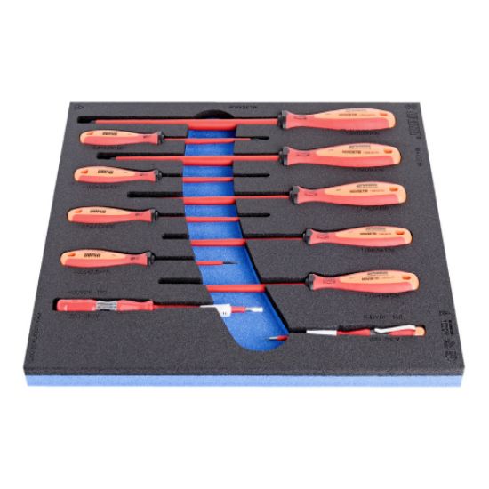 GARNITURA IZOLIRANIH PLOŠČATIH IZVIJAČEV VDETBI V SOS VLOŽKU 0