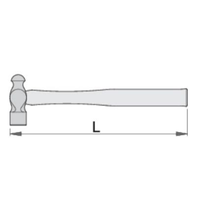 Slika Kladivo zaobljeno, 806, Unior