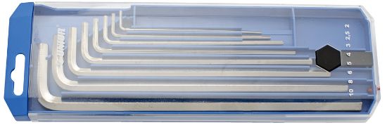 GARNITURA DOLGIH INBUS KLJUČEV V PLASTIČNI ŠKATLI 2-10/8