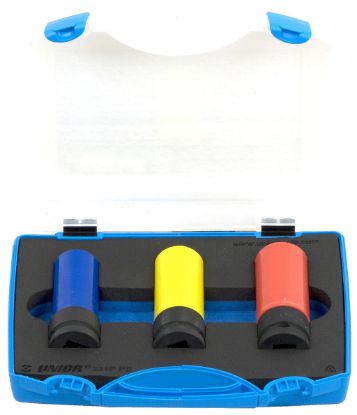 Slika GARNITURA IMPACT KLJUČEV 1/2" ZA ALU PLATIŠČA V PLASTIČNI KASETI 17 - 21/3