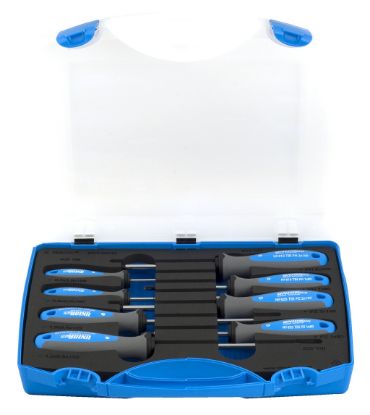 Slika IZVIJAČI TBI Art.607PB8TBI v 8-delni garnituri v plastični kaseti