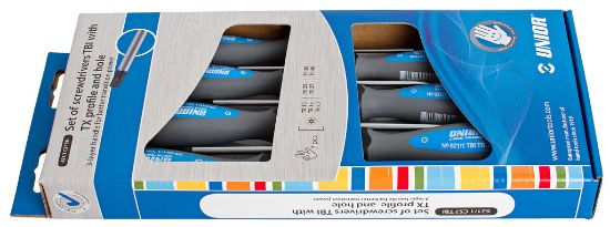 GARNITURA IZVIJAČEV TBI S TX PROFILOM IN LUKNJO V KARTONU /7