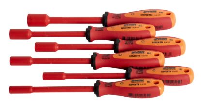 Slika GARNITURA IZOLIRANIH NASADNIH KLJUČEV Z VDE BI ROČAJEM V KARTONU 5,5 - 13/6