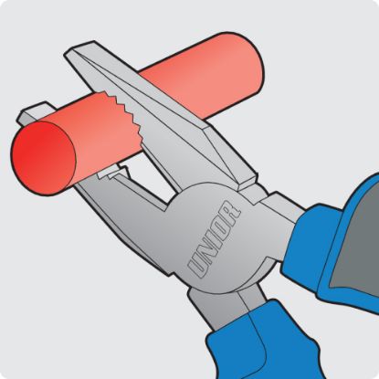 Slika Klešče kombinirane, 406/1BI, Unior