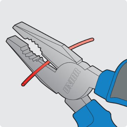 Slika Klešče kombinirane, 406/1BI, Unior