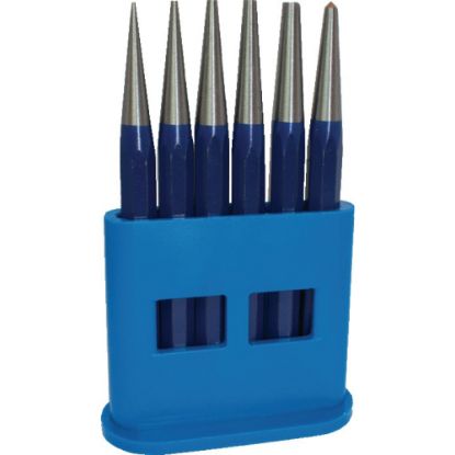 Slika ORODJE V 6-delni GARNITURI (PREBIJAČI+TOČKALO)