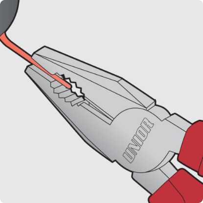 Slika Klešče kombinirane, 406/1VDEDP, Unior