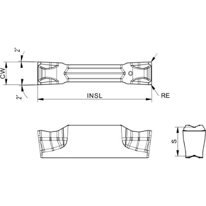Slika Ploščice za zarezovanje in odrez ACD 302-CH-15R