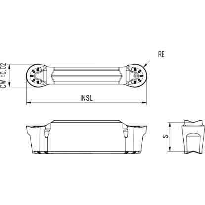 Slika Ploščice za zarezovanje in odrez ATD 315-RA