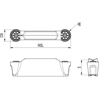 Slika Ploščice za zarezovanje in odrez ATD 420-RMR