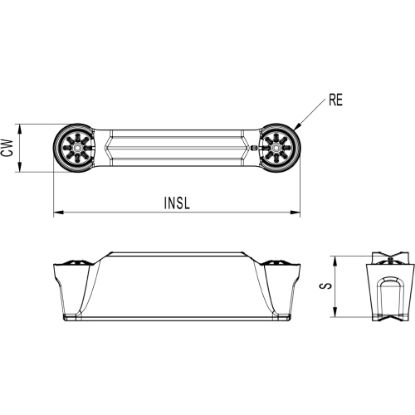Slika Ploščice za zarezovanje in odrez ATD 525-RM