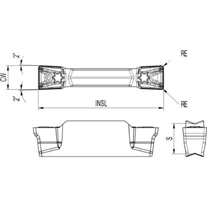 Slika Ploščice za zarezovanje in odrez ATD 608-TMR